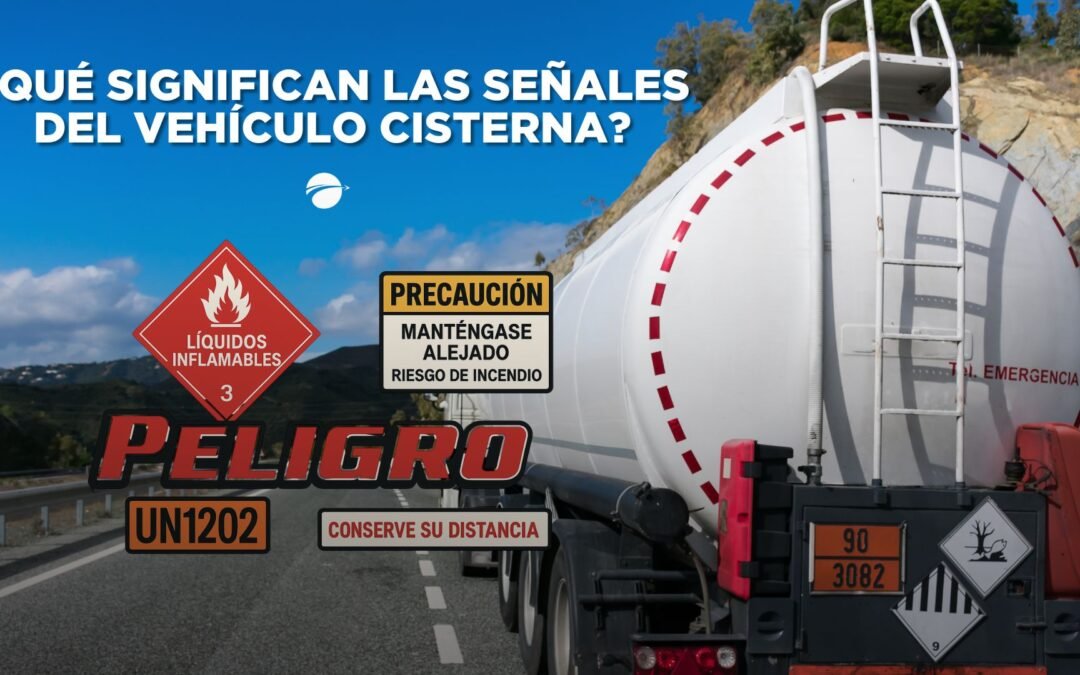 ¿Qué significan las señales del vehículo cisterna?